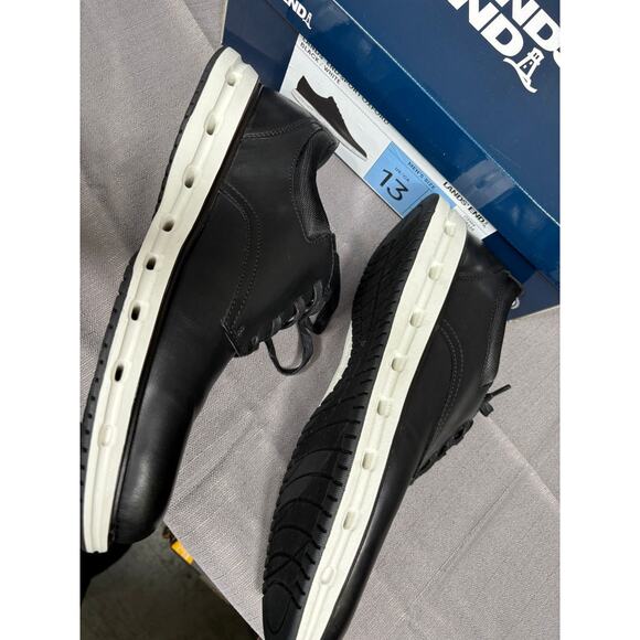 Lands End Sport Oxford Comfort Shoes Mens Size 13 Black & White 1908426 NEW main image 4